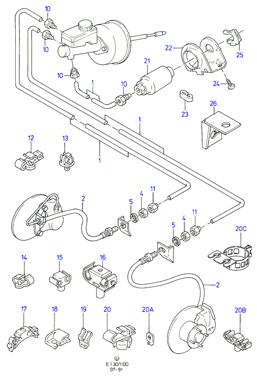 FORD 6125636 - Bremžu šļūtene onlydrive.pro