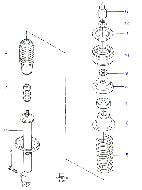 FORD 1627580 - Pölysuojasarja, iskunvaimennin onlydrive.pro