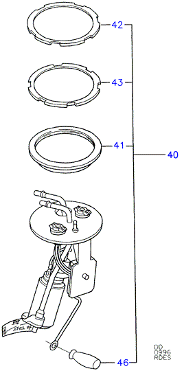 FORD 6106540 - Repair Kit, fuel pump onlydrive.pro