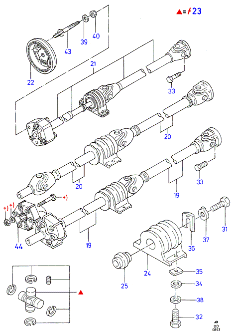 FORD 6962754 - Joint Kit, drive shaft onlydrive.pro