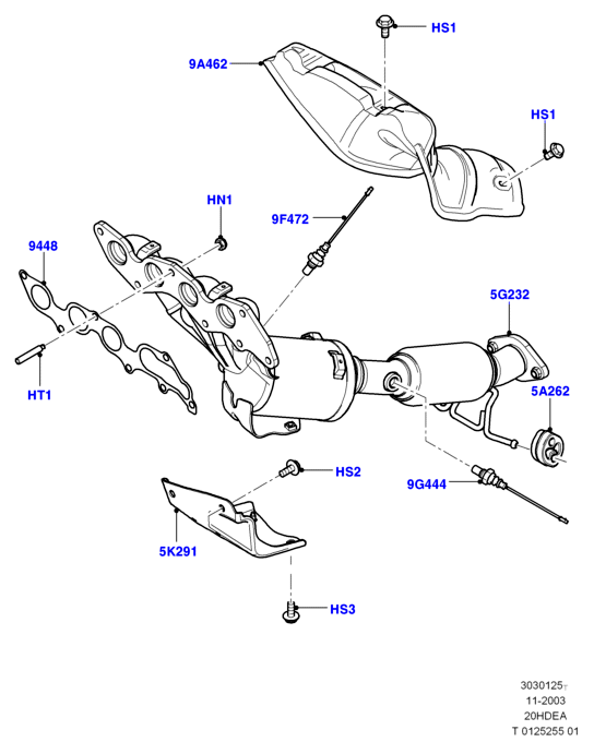 FORD 1 309 292 - Oxygen, Lambda Sensor onlydrive.pro