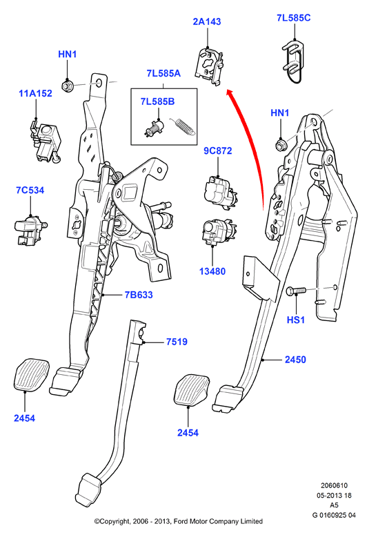 FORD 1 343 269 - Bremžu signāla slēdzis onlydrive.pro