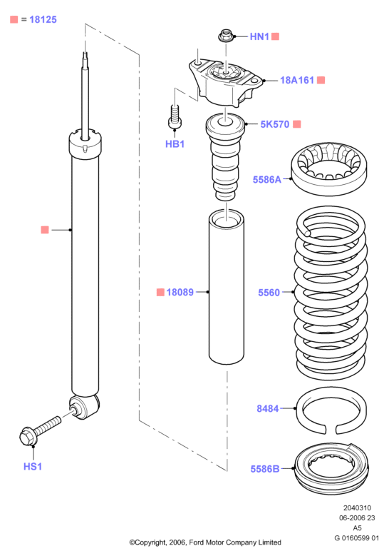 FORD 1458447 - Putekļu aizsargkomplekts, Amortizators onlydrive.pro