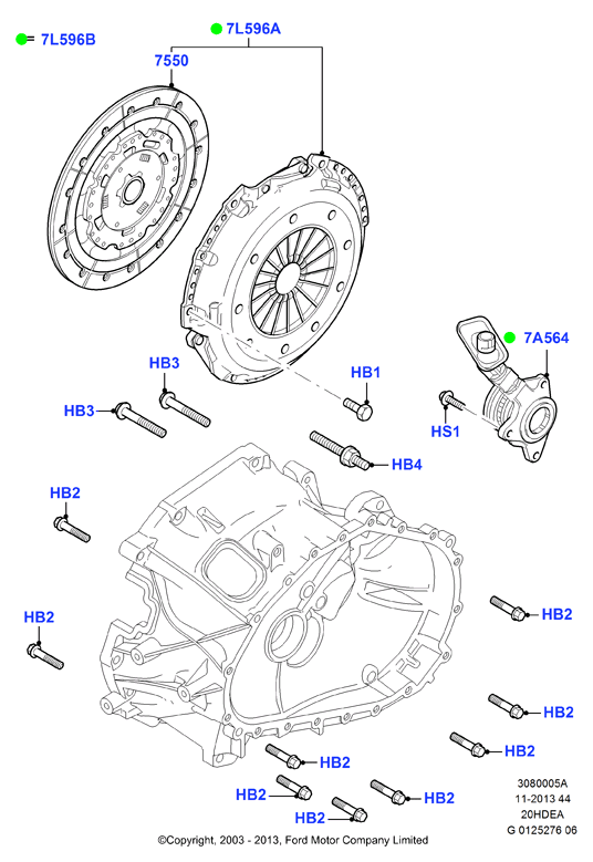 FORD 1385369 - Clutch Kit onlydrive.pro