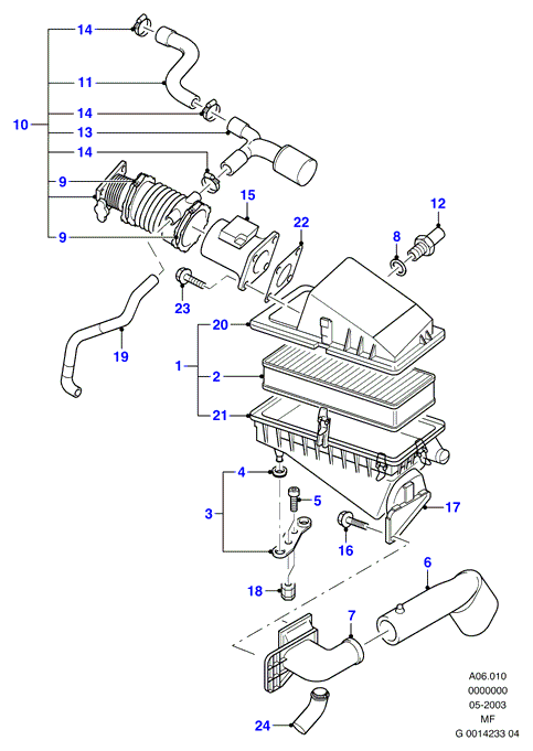 FORD 1 024 517 - Air Mass Sensor onlydrive.pro