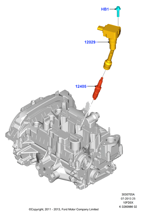 FORD 1827 901 - Süütepool onlydrive.pro