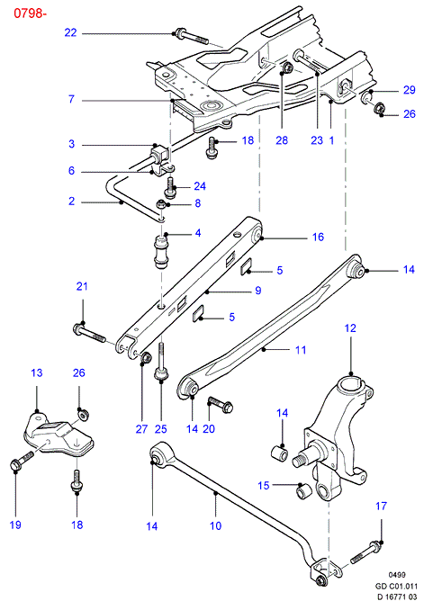 FORD 1072447* - Rod / Strut, stabiliser onlydrive.pro