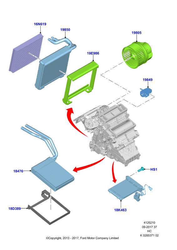 FORD 5128 504 - Фильтр воздуха в салоне onlydrive.pro