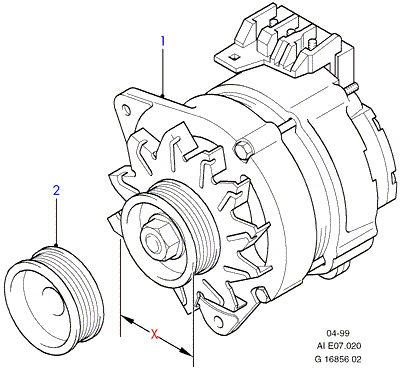 FORD 1406096 - Alternator onlydrive.pro