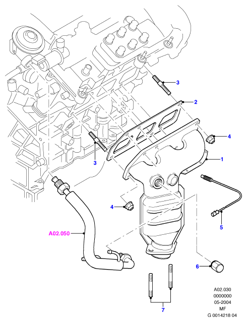 FORD 3 559 458 - Exhaust manifold: AR pcs. onlydrive.pro