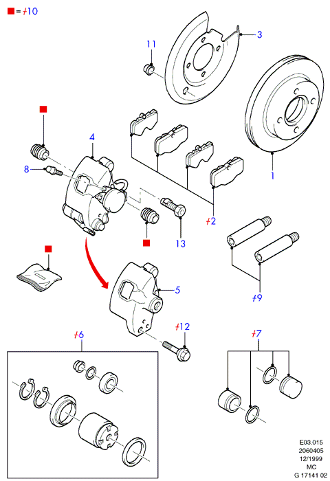 FORD 1478335 - Brake Caliper onlydrive.pro