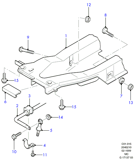 FORD 1054209 - Тяга / стойка, стабилизатор onlydrive.pro