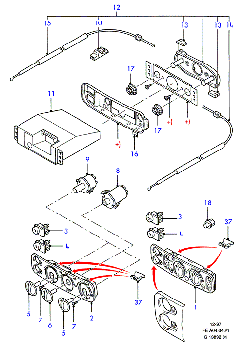 FORD 1 041 092 - Šilumokaitis, salono šildymas onlydrive.pro