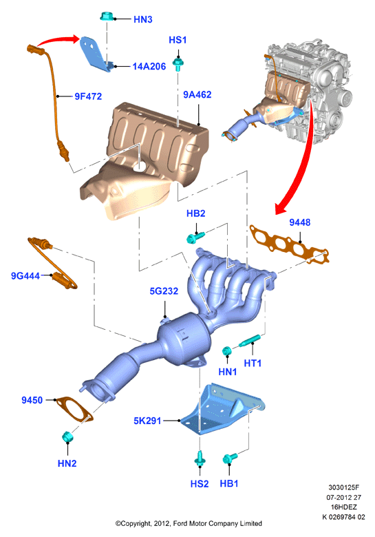 FORD 1 788 980 - Oxygen, Lambda Sensor onlydrive.pro