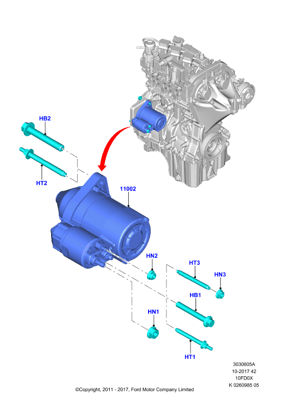 FORD 1776538 - Starteris onlydrive.pro