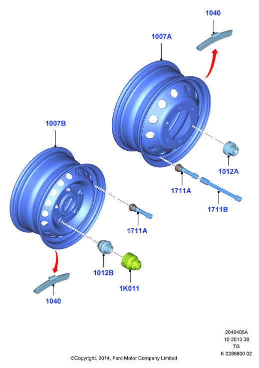 FORD 1 763 869 - Wheels: 20 pcs. onlydrive.pro