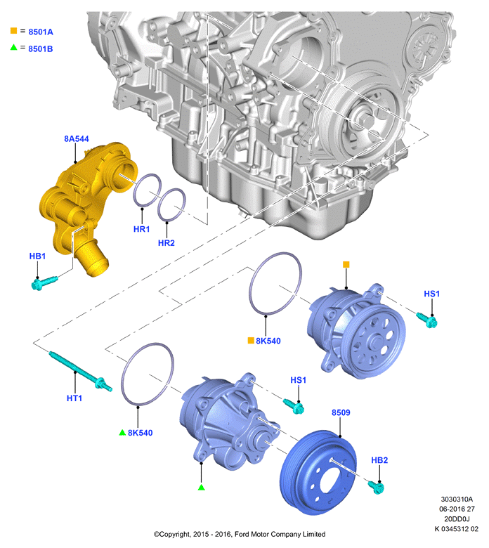 FORD 2254215 - Veepump onlydrive.pro