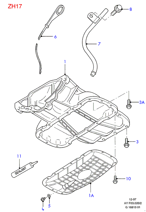 FORD 1 007 713 - Seal, oil pump onlydrive.pro