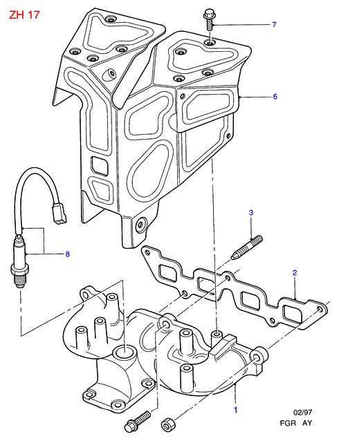 FORD 1 005 400 - Nut onlydrive.pro