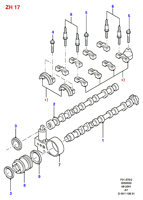 FORD 1 471 482 - Уплотняющее кольцо, распредвал onlydrive.pro