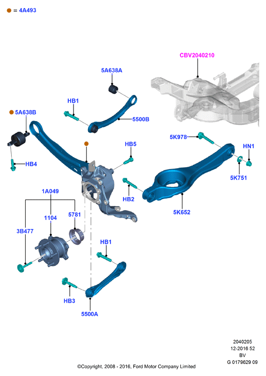 FORD 1502729 - Vikšro valdymo svirtis onlydrive.pro