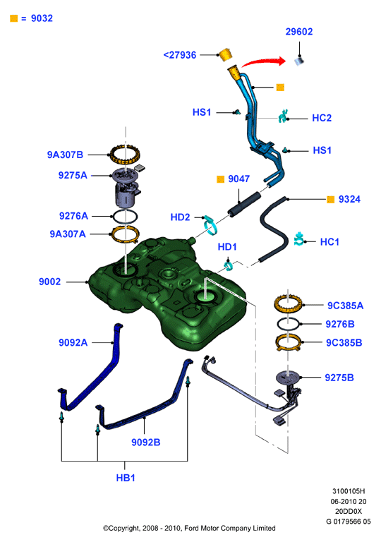 FORD 1633070 - Fuel Supply Module onlydrive.pro