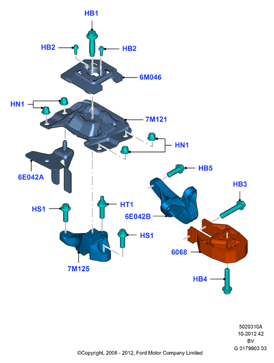 FORD 1437546 - Mounting, manual transmission onlydrive.pro