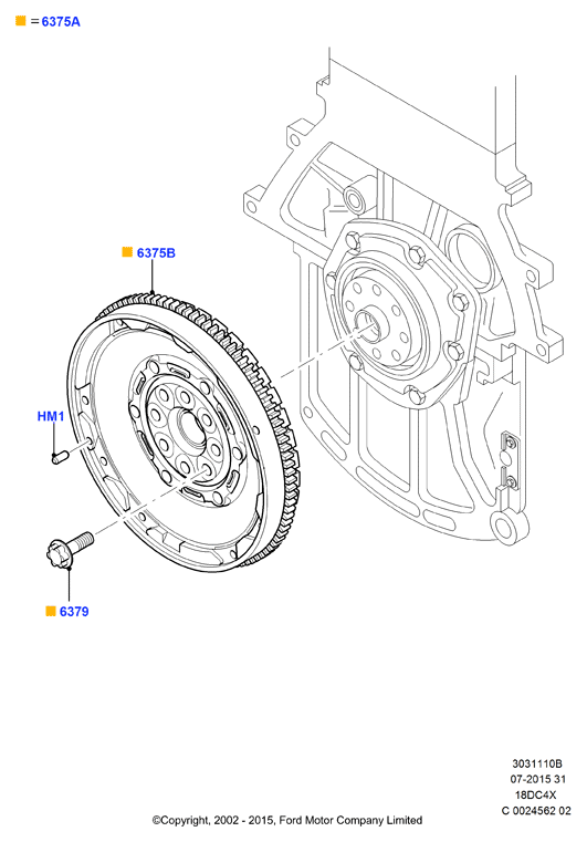 FORD 1536110 - Clutch Kit onlydrive.pro