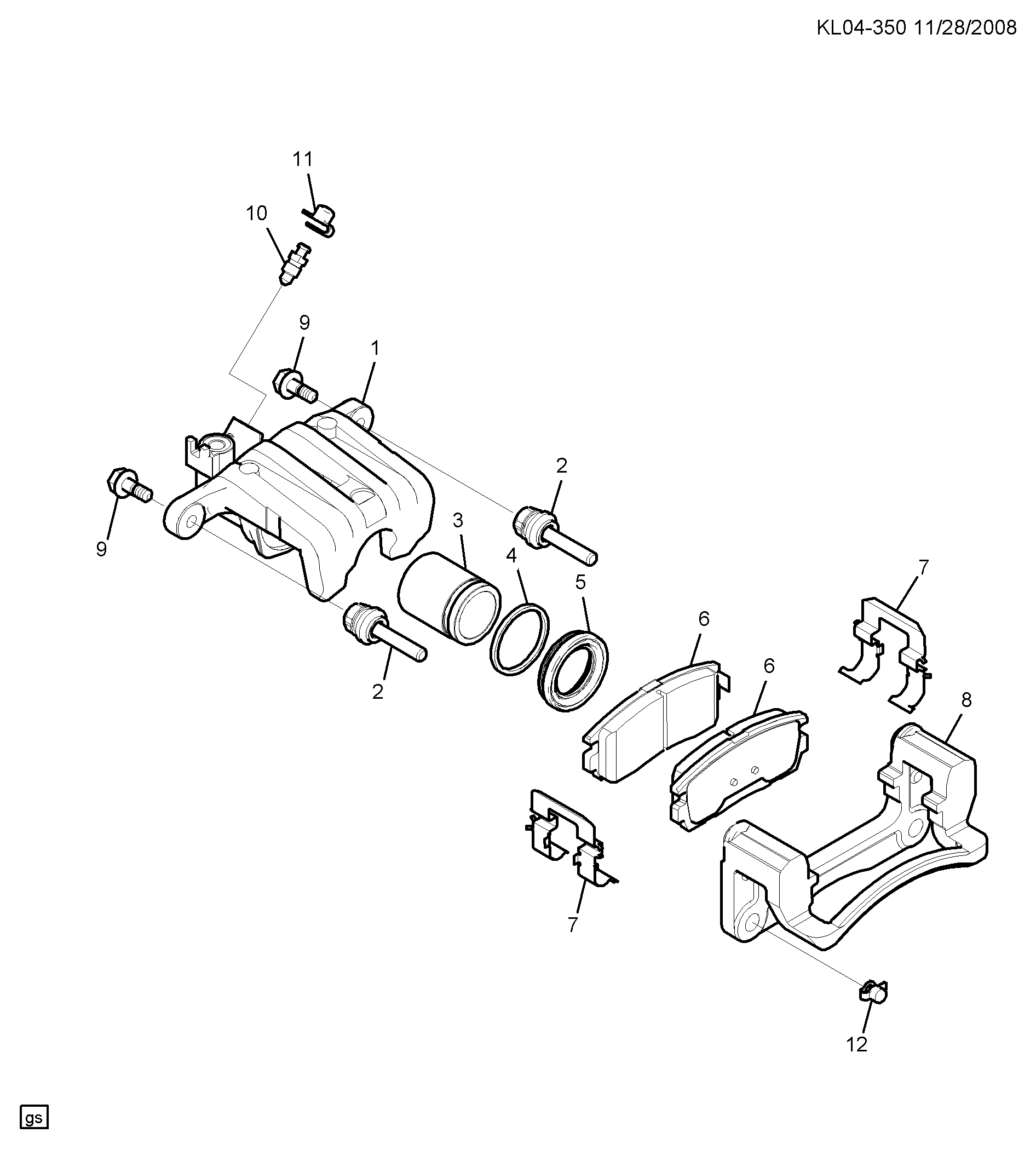 DAEWOO 96626076 - Brake caliper/rear: 01 pcs. onlydrive.pro