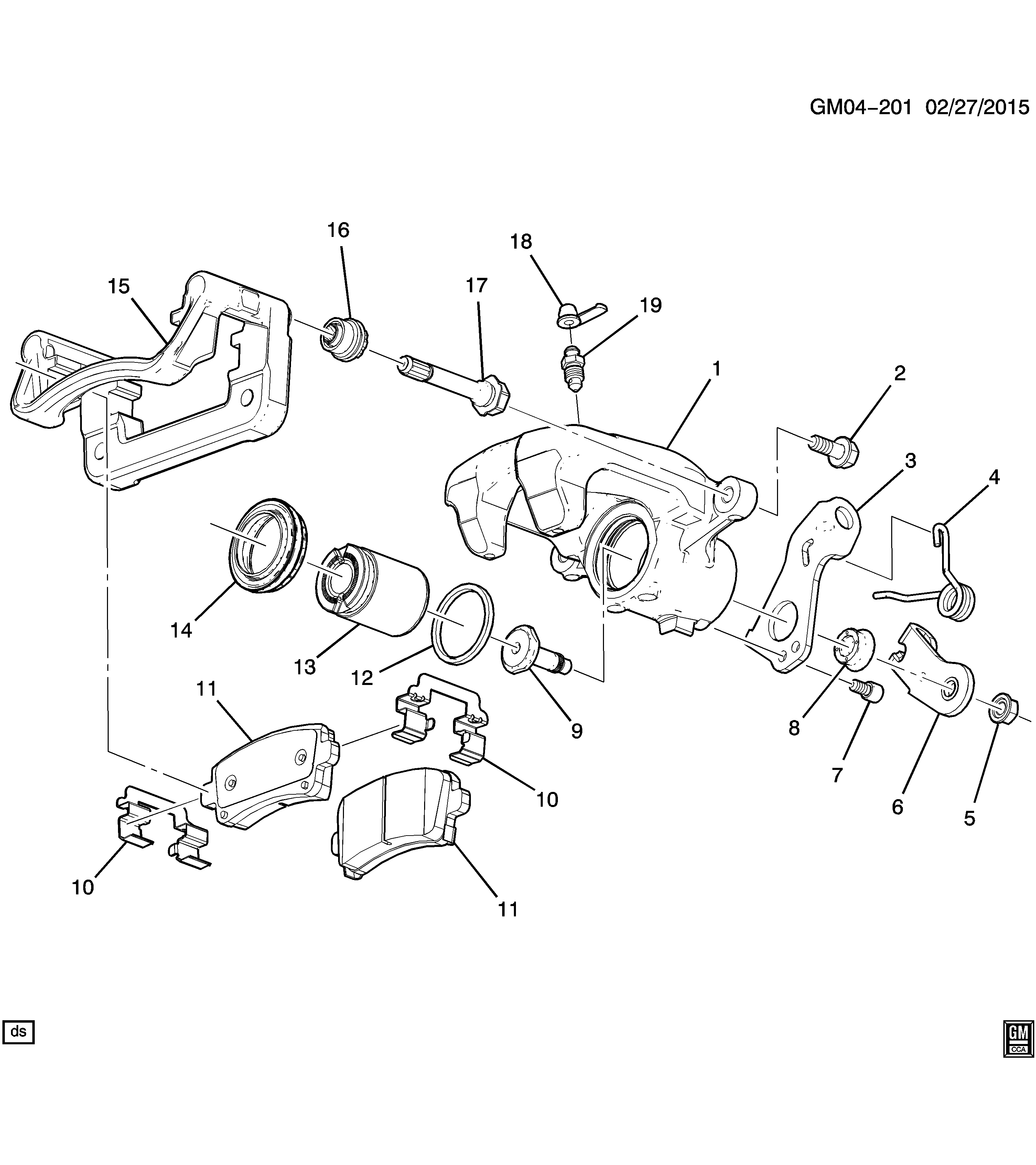 Chevrolet 22846361 - Brake Pad Set, disc brake onlydrive.pro