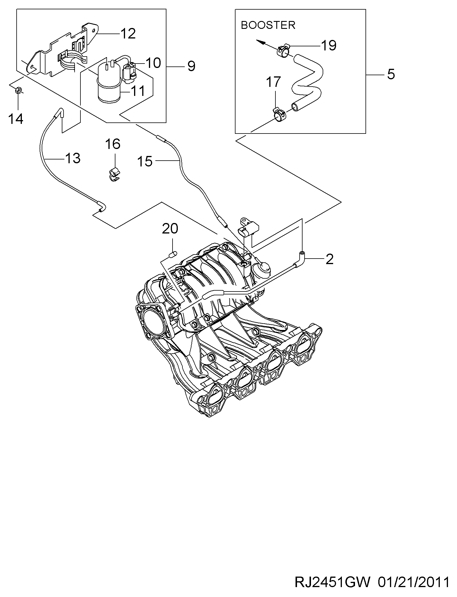 DAEWOO 25 183 354 - Valve, EGR exhaust control onlydrive.pro