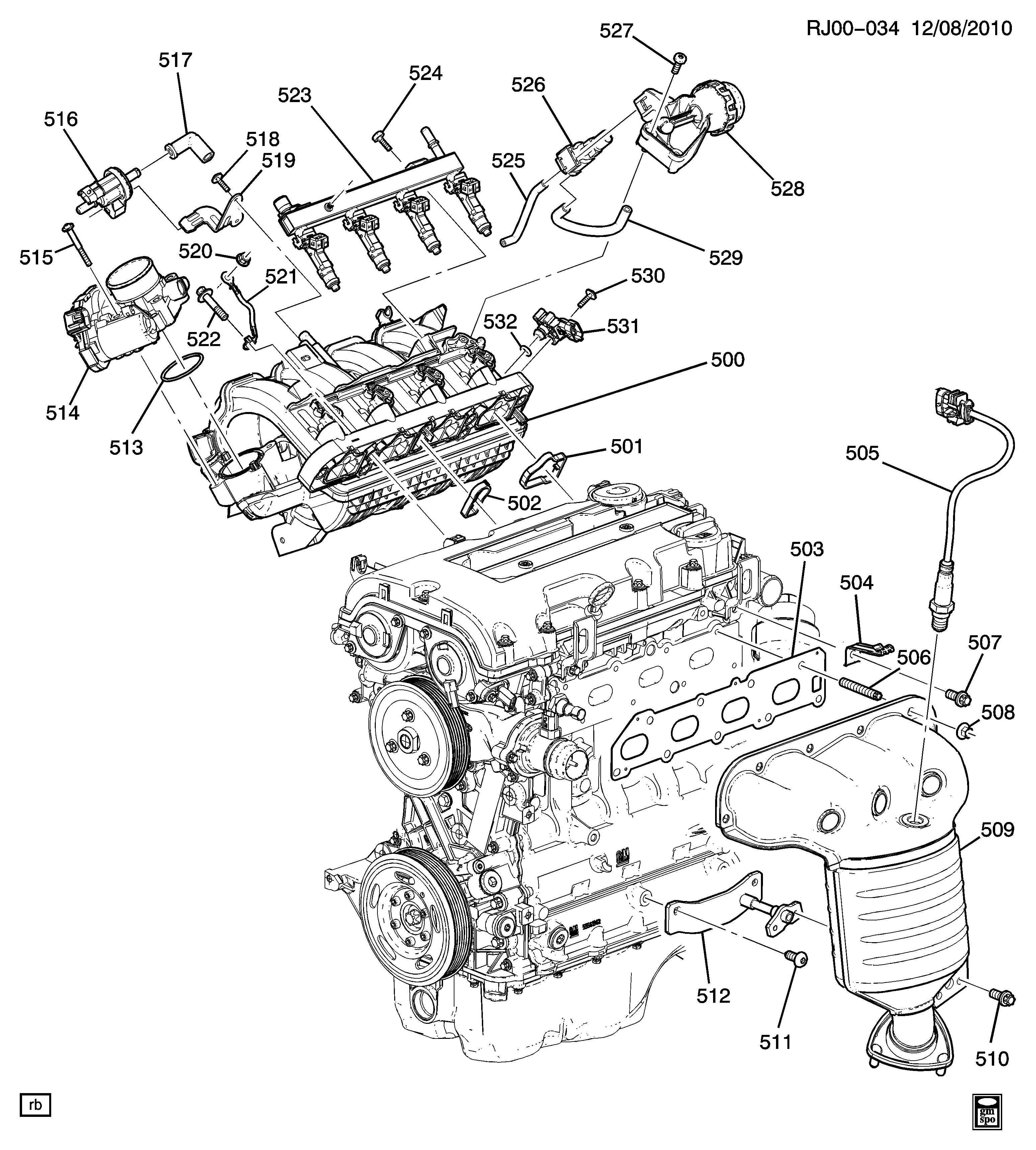 Opel 55 563 660 - Tihendikomplekt,Sisselaskekollektor onlydrive.pro