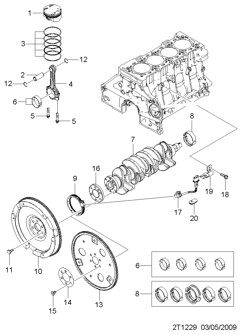 Chevrolet 55555806 - Jutiklis, alkūninio veleno impulsas onlydrive.pro