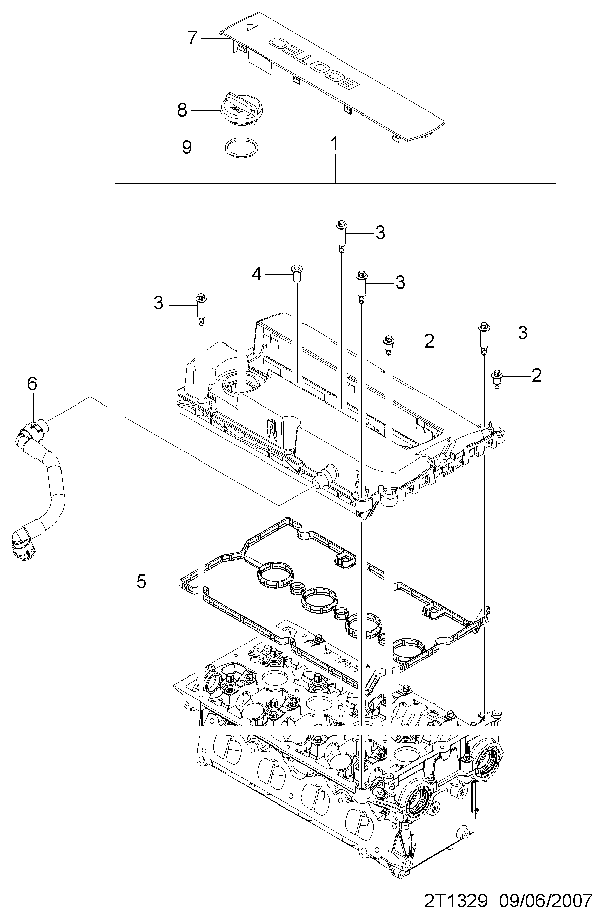 Chevrolet 55566555 - Sealing Cap, oil filling port onlydrive.pro