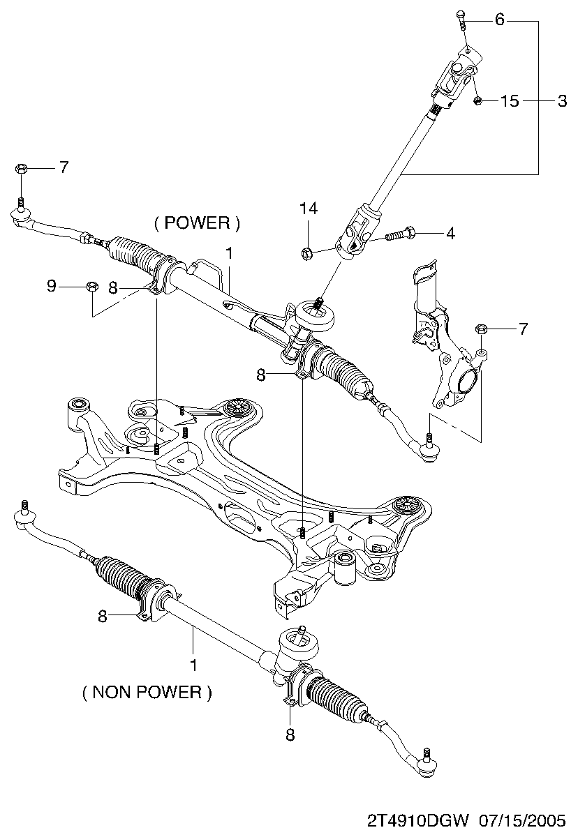 Chevrolet 95918422 - Steering Gear onlydrive.pro