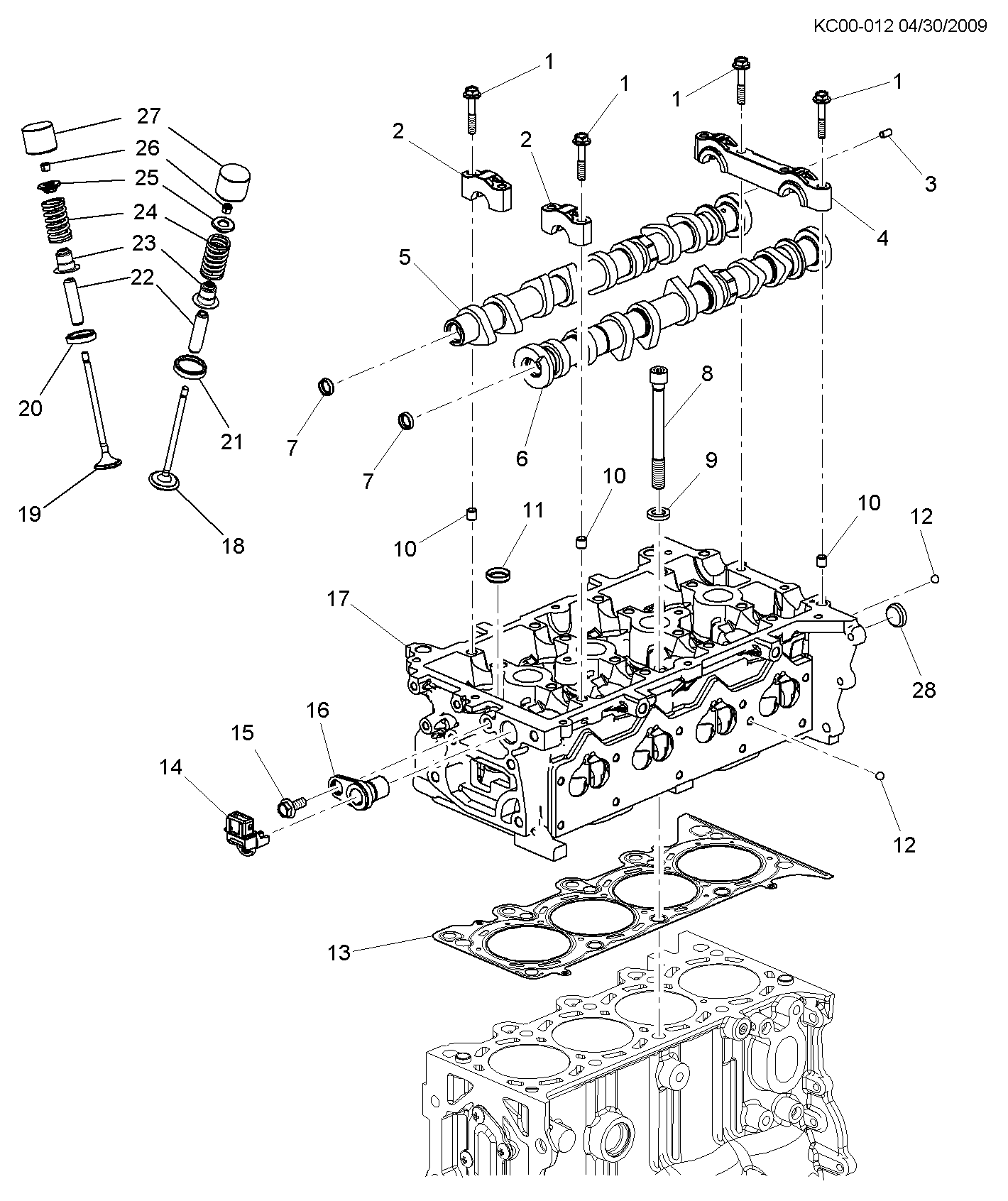 Chevrolet 25184787 - Sensor, crankshaft pulse onlydrive.pro