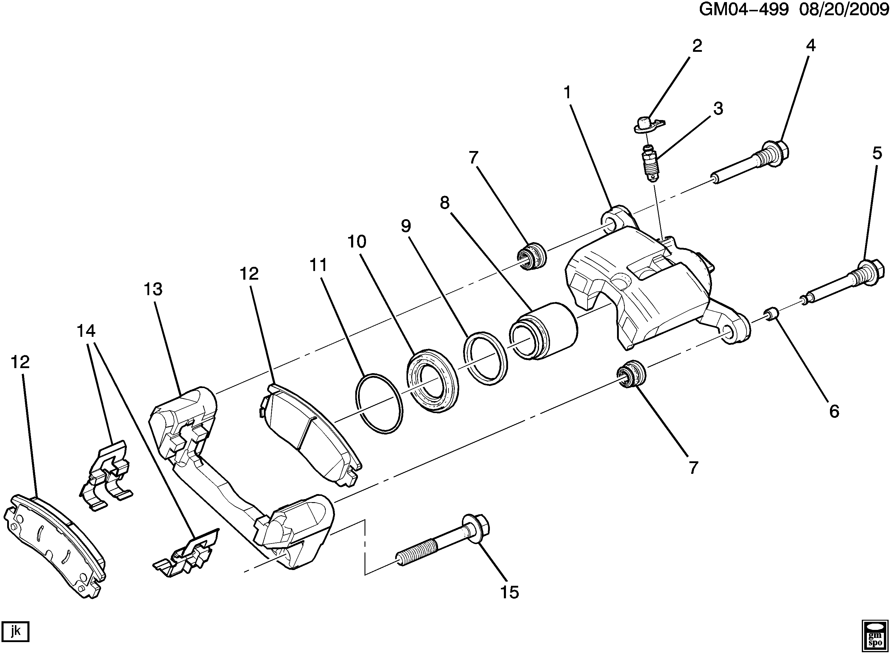 Chevrolet 19209340 - PAD KIT,RR DISC BRK(LH & RH)(ACDelco #171-0945) onlydrive.pro