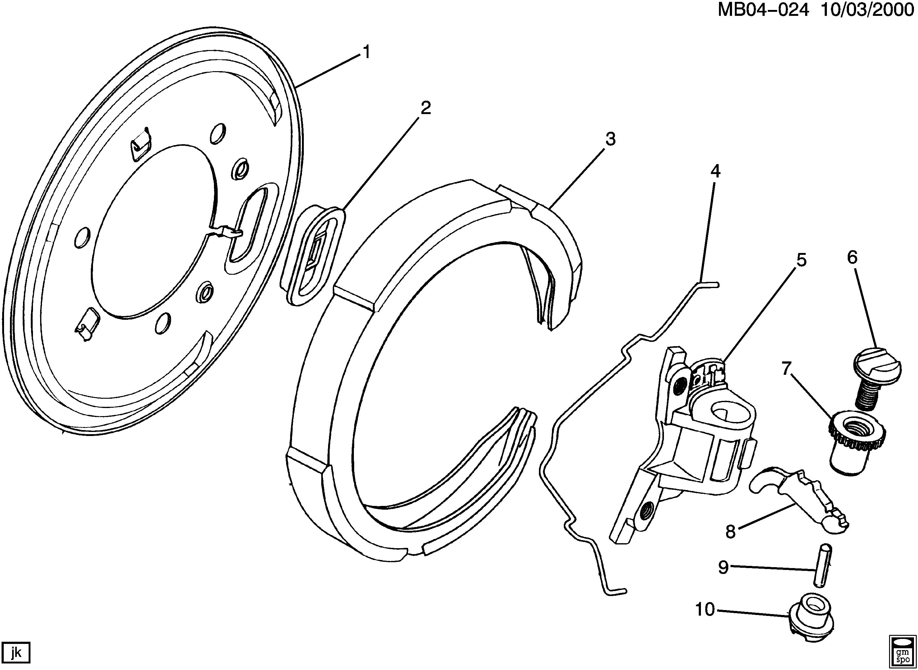 DAEWOO 18044585 - Parking brake asm: 01 pcs. onlydrive.pro