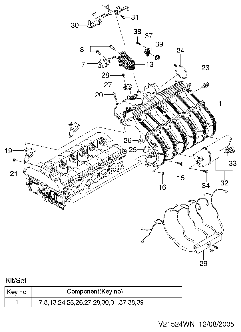 Suzuki 96307801 - Gasket, intake manifold onlydrive.pro