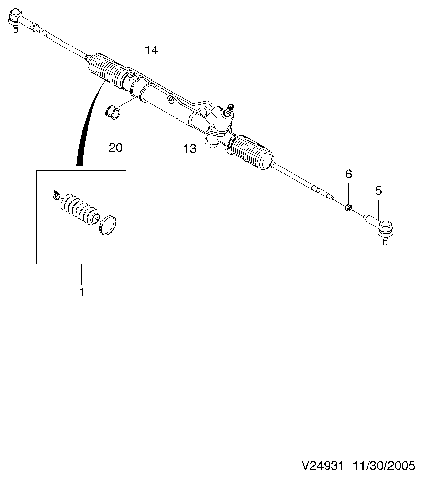 DAEWOO 93740710 - Tie Rod End onlydrive.pro