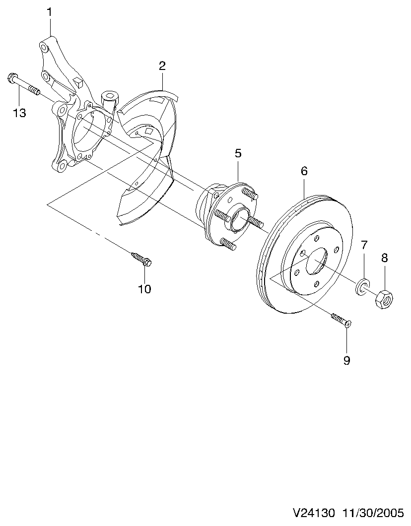 DAEWOO 96639585 - Bearing Kit, wheel hub onlydrive.pro