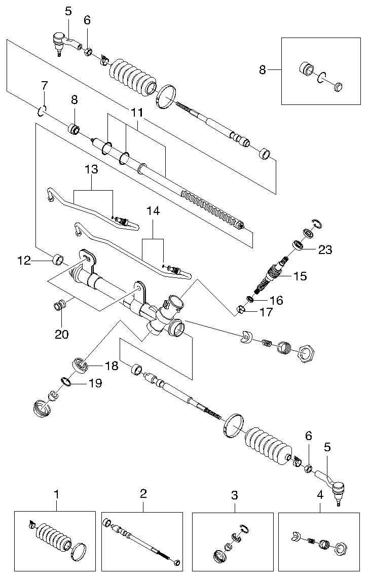 Chevrolet 5 20 738 - Bellow Set, steering onlydrive.pro