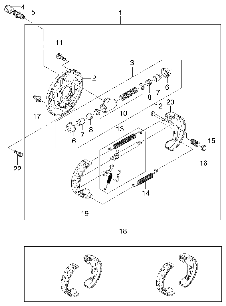 DAEWOO 90199719 - Rear brake(drum)  (4520): 1 pcs. onlydrive.pro