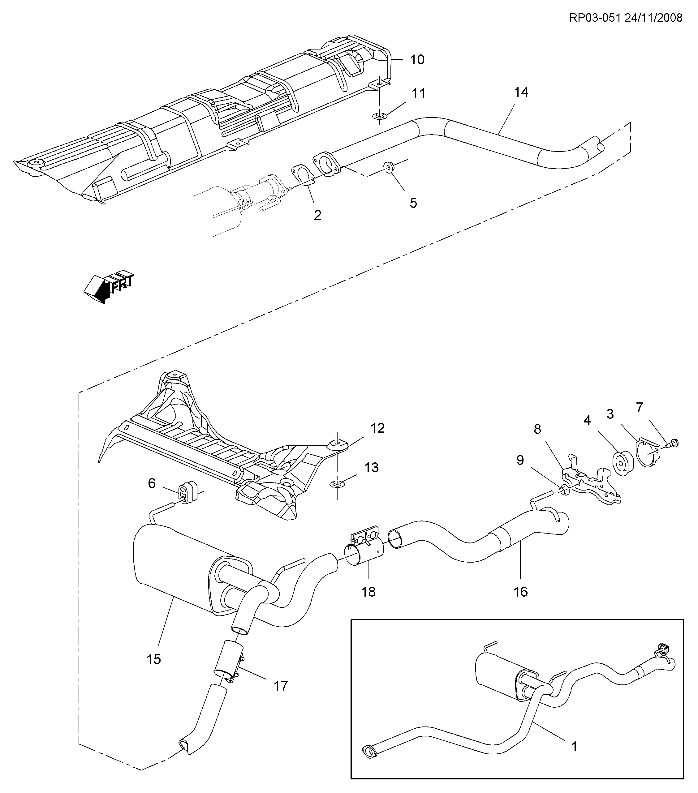 Opel 13276148 - Įvorė, stabilizatorius onlydrive.pro