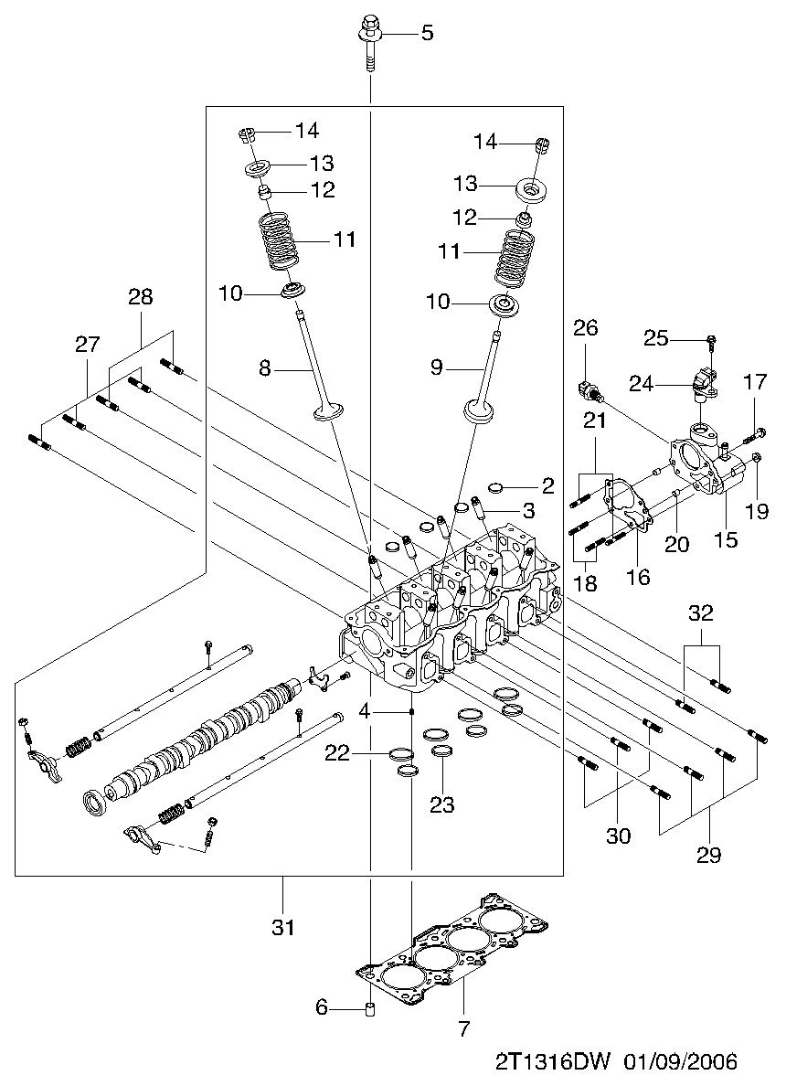 Suzuki 96352793 - Outlet valve onlydrive.pro