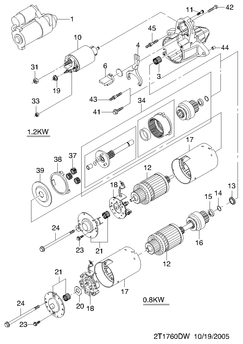 Chevrolet 96943429 - Starter onlydrive.pro