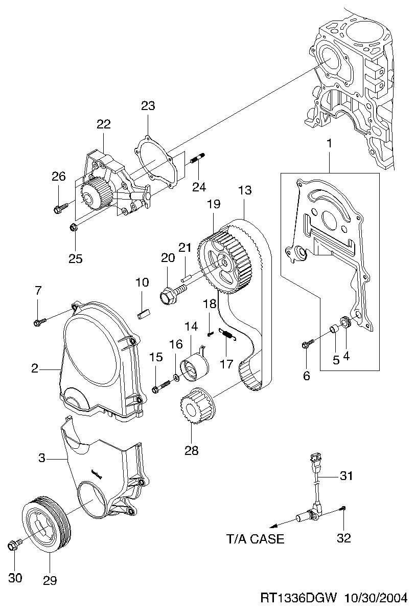 DAEWOO 96325868 - Impulsu devējs, Kloķvārpsta onlydrive.pro