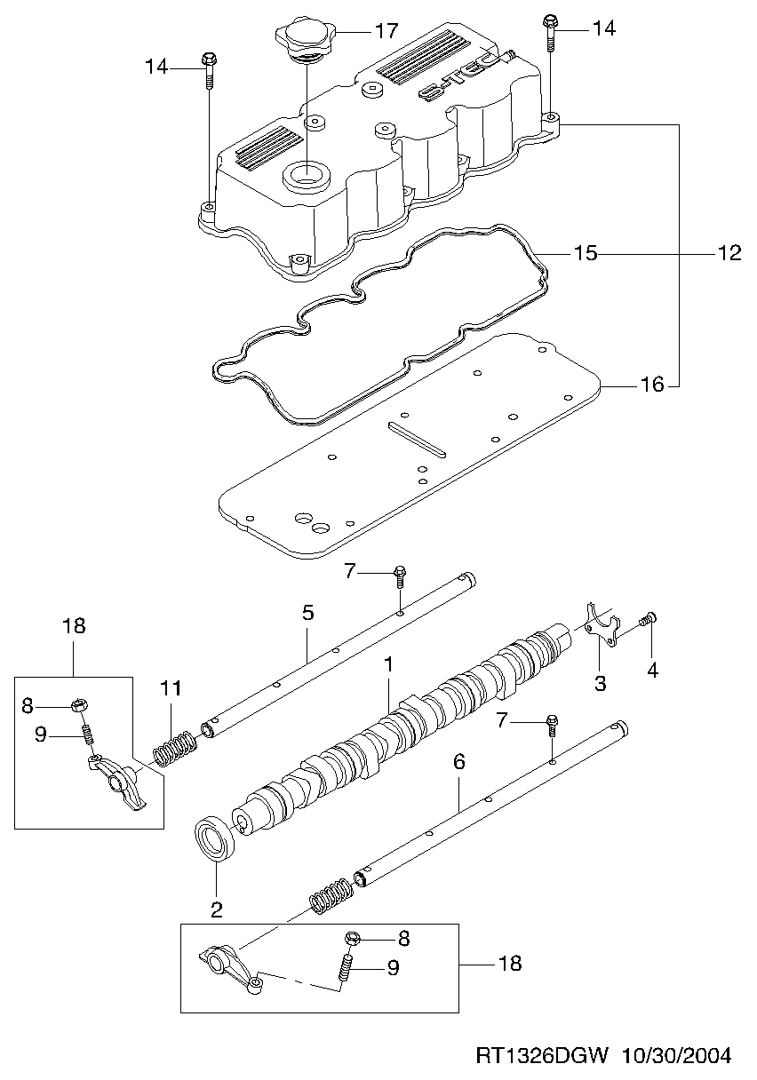 FIAT 96325213 - Camshaft onlydrive.pro