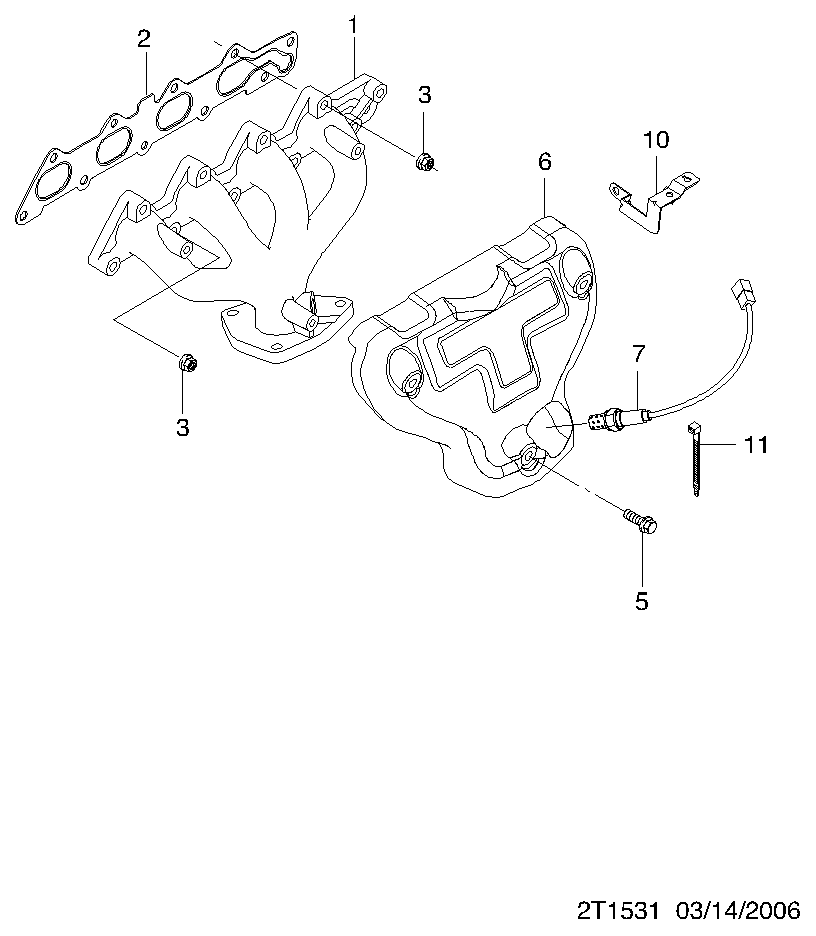 Chevrolet 96418965 - Oxygen, Lambda Sensor onlydrive.pro