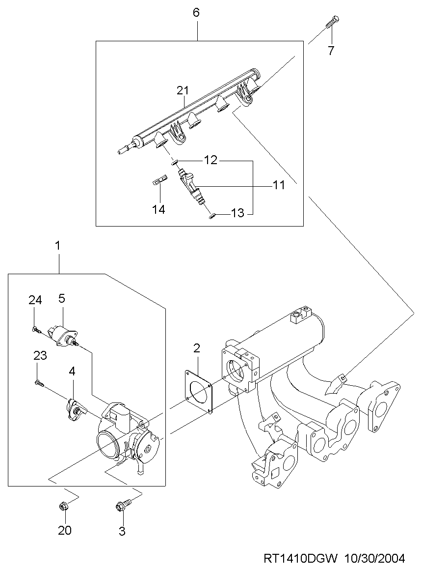 DAEWOO 17106005 - Gasket, thermostat onlydrive.pro